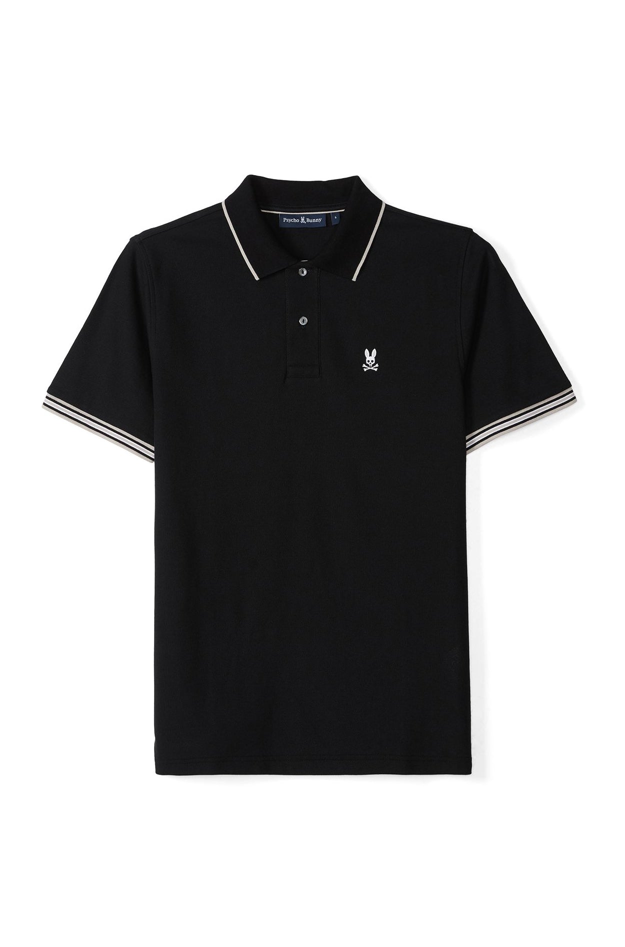 Men s polo by Psycho Bunny Cambridge B6K500D200 Black Boutique Vvog fashion clothing for men and women