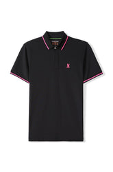 Polo pour homme par Psycho Bunny | Kenmore B6K704D200 Noir | Machemise.ca, vêtements mode pour hommes