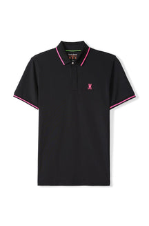 Polo pour homme par Psycho Bunny | Kenmore B6K704D200 Noir | Machemise.ca, vêtements mode pour hommes