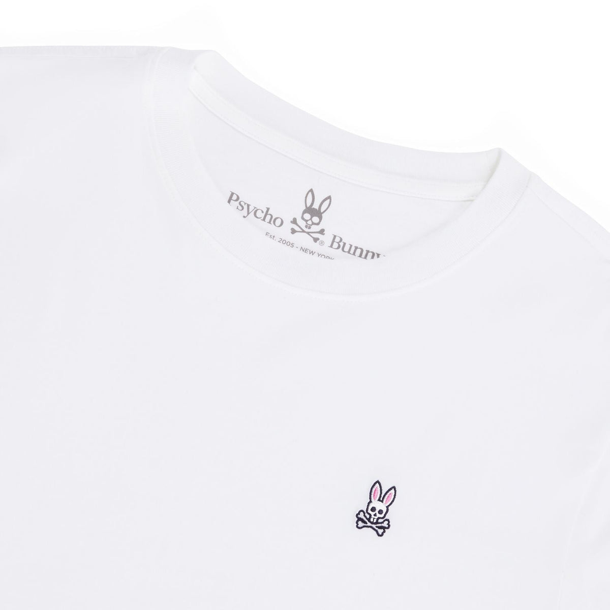T-Shirt pour homme par Psycho Bunny | Classic B6U014CRPC Blanc | Machemise.ca, vêtements mode pour hommes
