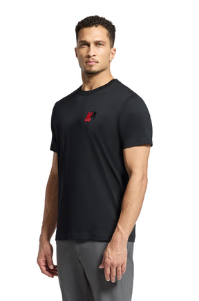 T-Shirt pour homme par Psycho Bunny | Pierce/B6U214E200 Noir Rouge | Machemise.ca, inventaire complet de la marque Au Noir