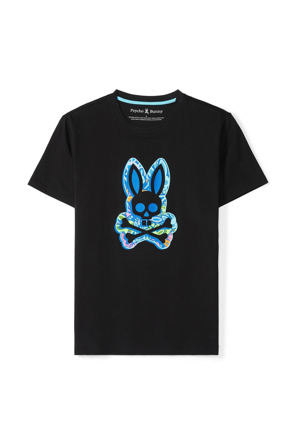 T-Shirt pour homme par Psycho Bunny | Clifton B6U430C200 Noir | Machemise.ca, vêtements mode pour hommes