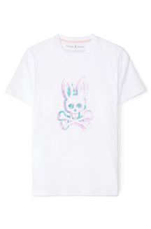 T-Shirt pour homme par Psycho Bunny | Leonard B6U609C200 Blanc | Machemise.ca, vêtements mode pour hommes