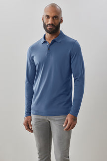 Polo pour homme par Robert Barakett  | Georgia RB01384 VTBLUE | Machemise.ca, vêtements mode pour homme