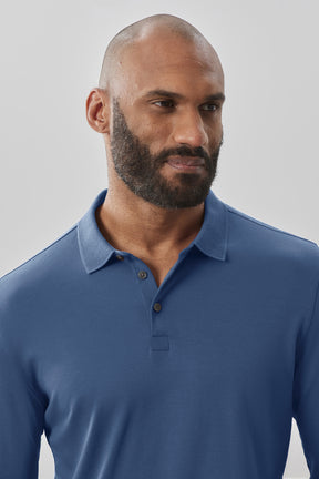 Polo pour homme par Robert Barakett  | Georgia RB01384 VTBLUE | Machemise.ca, vêtements mode pour homme