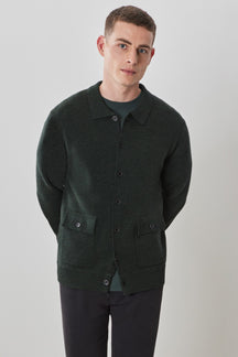 Cardigan pour homme par Robert Barakett | Bristol RB41567 OLIVE | Machemise.ca, vêtements mode pour hommes