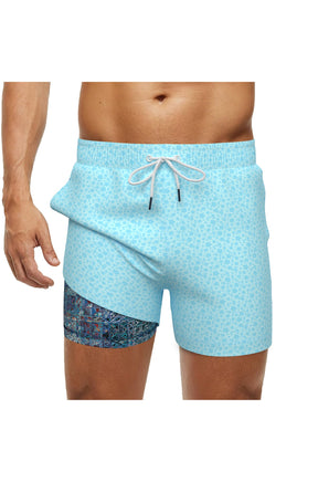 Short maillot de bain pour homme par Au Noir | ROSS Turquoise | Machemise.ca, inventaire complet de la marque Au Noir