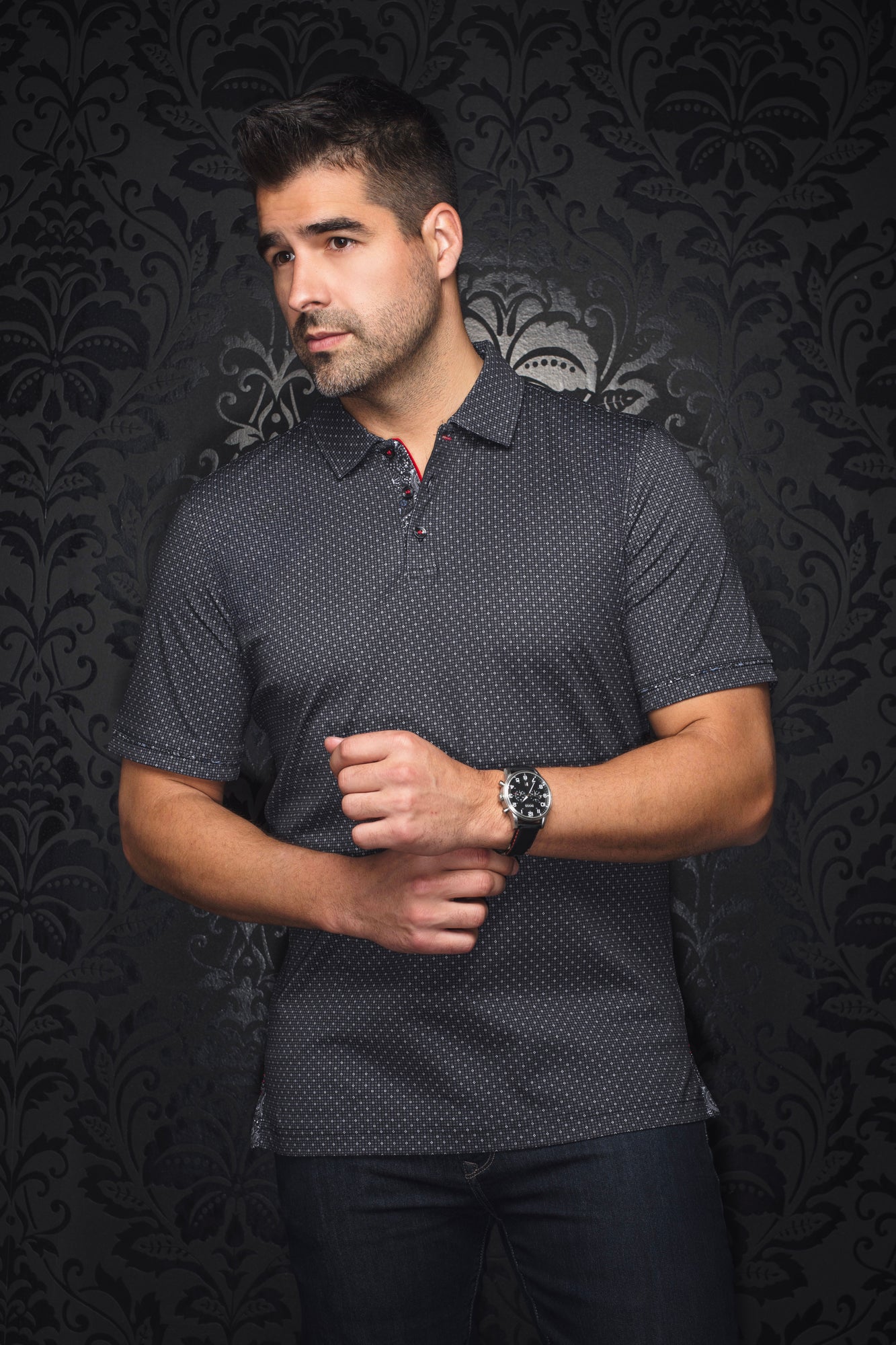 Polo pour homme par Au Noir | WILLYS Noir | Machemise.ca, inventaire complet de la marque Au Noir