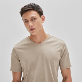 T-Shirt col V pour homme par Robert Barakett | Georgia 23336V TWIN | Machemise.ca, vêtements mode pour hommes