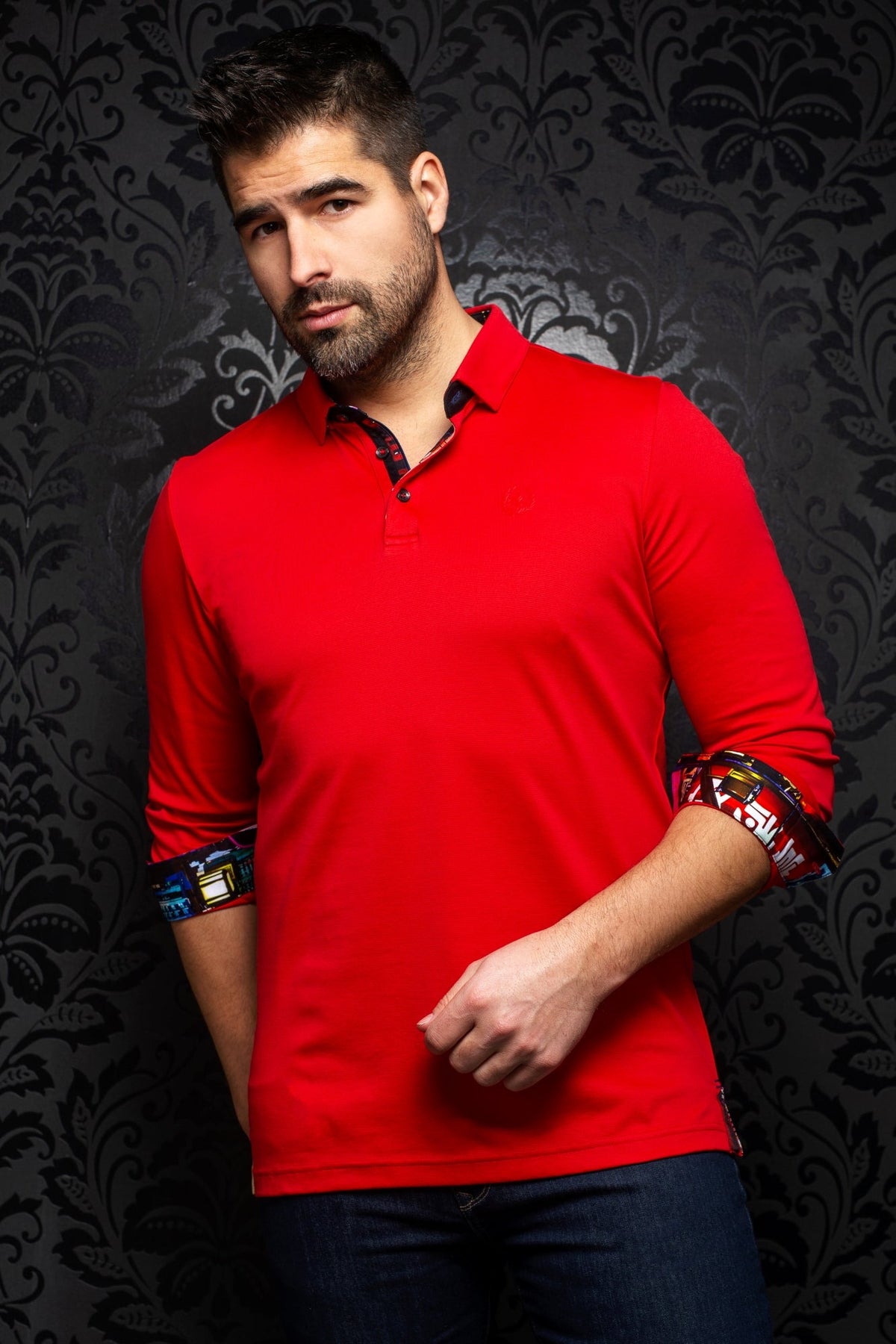 Polo pour homme par Au Noir | Falcon red | Machemise.ca, inventaire complet de la marque Au Noir