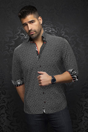 Chemise manches longues pour homme par Au Noir | MOZI Noir | Machemise.ca, inventaire complet de la marque Au Noir