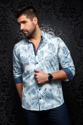 Chemise manches longues pour homme par Au Noir | SUMMERSET light blue | Machemise.ca, inventaire complet de la marque Au Noir